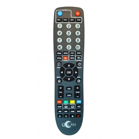 Télécommande Pour Tuner Décodeur UCLAN H.265 PRO COMBO - Neuf Sous Blister - Compatible Avec Le Modèle H265 PRO COMBO