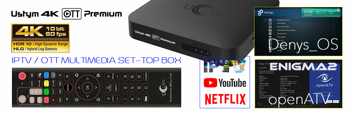 Ustym 4K OTT Premium