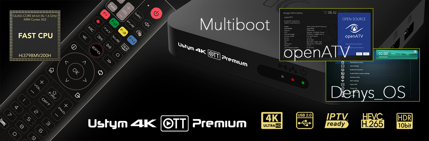 Ustym 4K OTT Premium